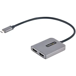 Comparateur de prix : StarTech.com MST14CD122HD adaptateur graphique USB 3840 x 2160 pixels Noir, Gris