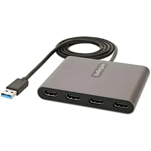 Comparateur de prix : StarTech.com Startech Adaptateur USB 3.0 vers HDMI USB32HD4 Noir Gris Multicouleur 1 m TU