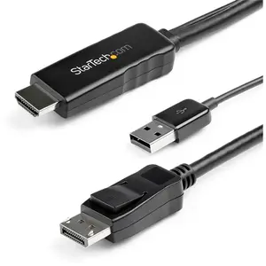 Comparateur de prix : StarTech.com Câble adaptateur DisplayPort vers HDMI - 3 m - 4K 30 Hz