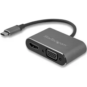 Comparateur de prix : StarTech.com Adaptateur multiport AV numérique USB-C vers HDMI et VGA