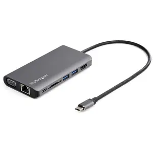 Comparateur de prix : StarTech.com Adaptateur multiport - USB Type-C vers HDMI / VGA - Power Delivery