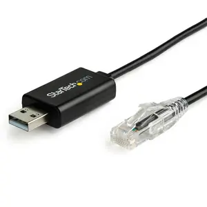 Comparateur de prix : StarTech.com Câble console Cisco USB vers RJ45 - M/M - 1,8 m