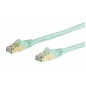 Comparateur de prix : Câble réseau Ethernet RJ45 Cat6 de 10 m - Aqua - Neuf