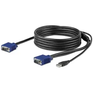 Comparateur de prix : Câble KVM USB VGA - StarTech.com - 3 m - Résolution 1920 x 1200 - Connecteur unique - Noir