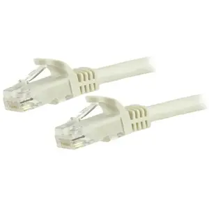 Comparateur de prix : Startech 7.5 M CAT6 CABLE WHITE - SNAGLESS - 24 AWG COPPER WIRE
