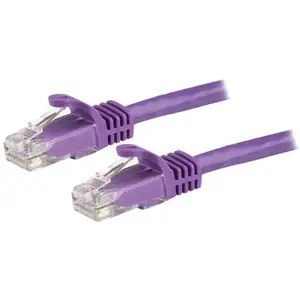 Comparateur de prix : Startech 1.5 M CAT6 CABLE PURPLE - SNAGLESS - 24 AWG COPPER WIRE