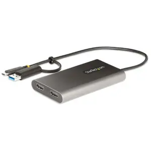 Comparateur de prix : StarTech.com Startech Adaptateur Double Usb-c Vers Hdmi