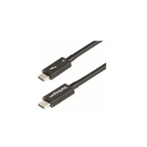 Comparateur de prix : StarTech.com Câble USB-C Thunderbolt 4 (40 Gb/s) M/M - Noir - 1 m