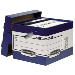 Fellowes System Boîtes archives Bleu Lot de 10Vendu pardarty