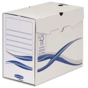 Comparateur de prix : Fellowes Pack de 10 Boites d'archives Basic Format A4 150 mm