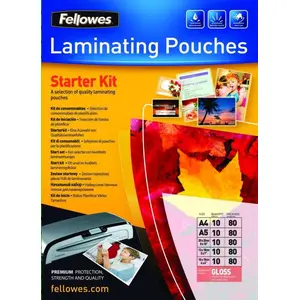 Kit de plastification Fellowes 80 Microns pas cher