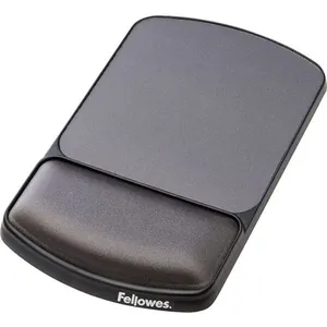 Comparateur de prix : Fellowes Premium Gel Graphite - Tapis de souris avec repose-poignets - graphite