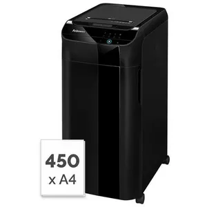 Fellowes Destructeur De Documents Automatic 450c Coupe Croisée P4 - 68l