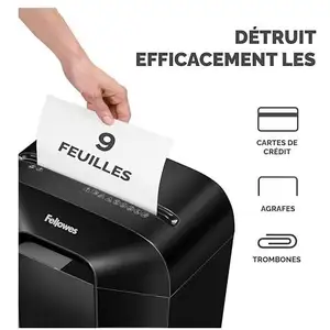 Comparateur de prix : Destructeur De Documents De Document Powershred Lx50 - Fellowes