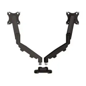 Comparateur de prix : Fellowes 9683601 EPPA Bras pour écran réglable double Noir 39 à 16 kg