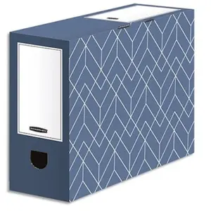 Comparateur de prix : Boîte d'archives - FELLOWES - Archive Box - 100mm - Couleur Slate Blue - Durable et esthétique