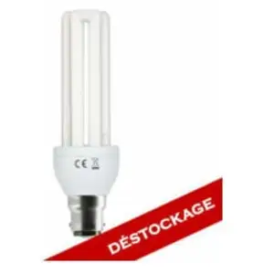 Ampoule stick BIAX T3 ECO 20W 2700K culot B22 - 88719 - GE LightingVendu paramazon