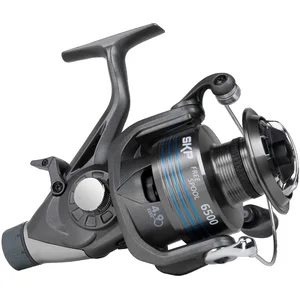 Shakespeare SKP FS Moulinet de pêche Polyvalent, 4500 et 6500, Double poignée, Bobine Libre, Gros, Carpe, Spin et Plus EncoreVendu paramazon