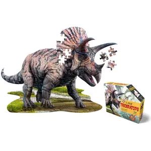 I AM Puzzle Jr.: TRICERATOPS  - Madd Capp Puzzle  - 5124015 