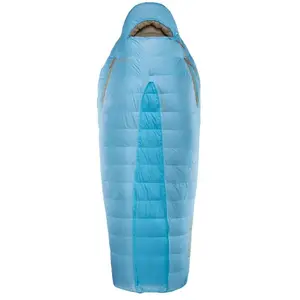 Comparateur de prix : Thermarest Boost 650 20F / -6C - Sac de couchage Morning Blue Long