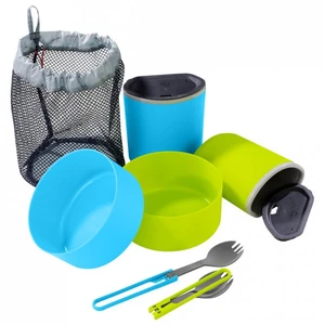 Comparateur de prix : Vaisselle de camping pour 2 personnes 6 pcs. MessKit Msr