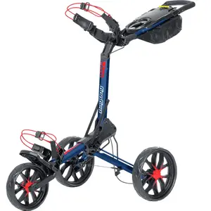 BagBoy Slimfold Navy/Red Chariot de golf manuel