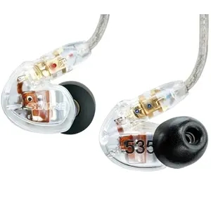 Ecouteurs intra-auriculaires - SHURE - SE535-CL - Haute définition - Translucide - 3 transducteurs pas cher