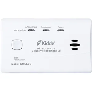 Comparateur de prix : Détecteur de monoxyde de carbone de 10 ans avec pile K10LLCO - Kidde