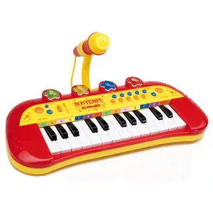 Clavier Bontempi 32 Touches Avec Micro – 2 Sons, 8 Rythmes, Apprentissage Et Enregistrement
