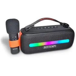 Bontempi Enceinte avec microphone sans fil et lumières RGB pas cher