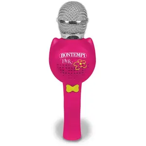 Comparateur de prix : Bontempi Microphone karaoké sans fil avec haut parleur
