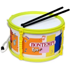 Comparateur de prix : Bontempi | BeatMaster - Tambour et Baguettes de 20cm pour Une Expérience Rythmique Complète, Jaune, 21,5x21,5x11,5 cm
