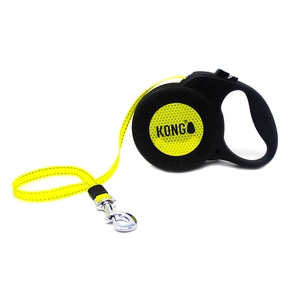 Laisse KONG Reflect, noir pour chien - taille L: jusqu'à 50 kg, longueur: 5 m environ pas cher