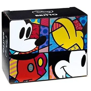 Enesco Figurine Cheshire Cat - Disney - Roméro Britto - Collection Pop - Rose pas cher