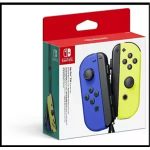 Paire de manettes Joy-Con Bleu et Jaune néon pour Nintendo Switch 2