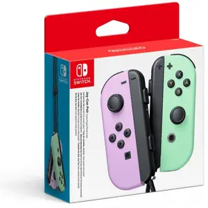 Comparateur de prix : Paire de manettes Joy-con Nintendo Switch Violet pastel et Vert pastel