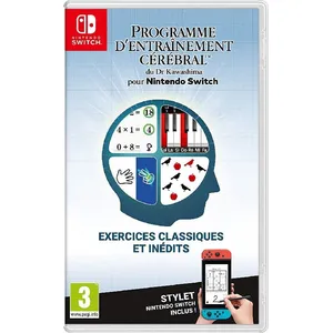 Comparateur de prix : Programme d'entrainement cérébral du Dr Kawashima pour nintendo switch