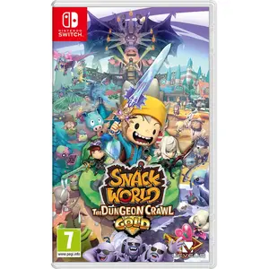 Nintendo Games Switch Snack World The Dungeon Crawl - Gold pas cher