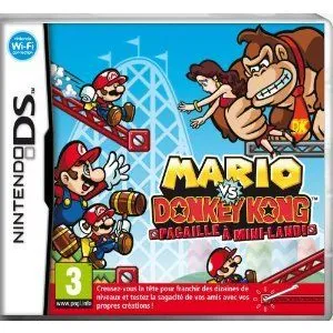 Nintendo MARIO VS DONKEY KONG PAGAILLE A MINI-LAND / Jeu DS pas cher