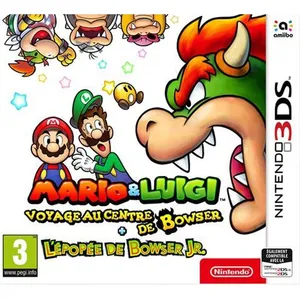 Nintendo Mario & Luigi Voyage au centre de Bowser + L'épopée de Bowser Jr. pas cher