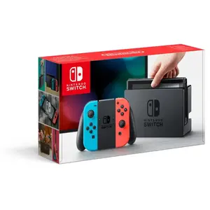 Comparateur de prix : Nintendo Switch 32 Go [incl. une manette rouge et bleu] noir