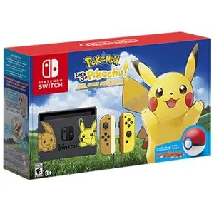 Comparateur de prix : Nintendo Switch Pokémon Let's Go Pikachu! + Poke Ball