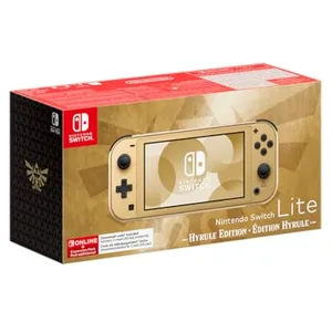 Nintendo Switch Lite Hyrule Edition + 12 mois Nintendo Switch Online pas cher