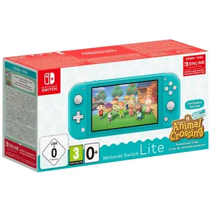 Nintendo Switch Lite (Turquoise) Animal Crossing: New Horizons Pack + ... pas cher