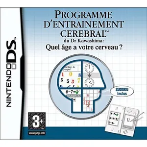 Comparateur de prix : Nintendo PROGRAMME D'ENTRAINEMENT CEREBRAL DU DR. KAWASHIMA