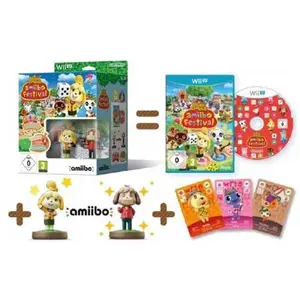 Nintendo Animal Crossing - Amiibo Festival + 2 Figurines Amiibo + 3 Cartes Wii U pas cher