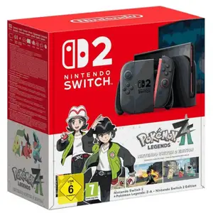 Comparateur de prix : Console Nintendo Switch 2 Bleu Clair & Rouge Clair + Légendes Pokémo...