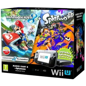 Comparateur de prix : Pack Nintendo Premium Console Wii U + Mario Kart 8 + Code Splatoon