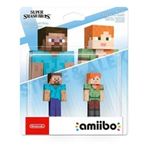 Comparateur de prix : NINTENDO Pack 2 Figurines Amiibo Steve & Alex Série Super Smash Bros numéro 89