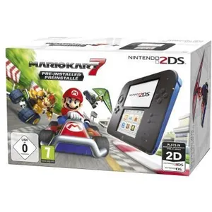 Console Nintendo 2DS Noir & Bleu + Mario Kart 7 (Pré-installé) pas cher